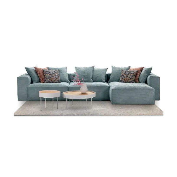 Canapé d’angle Lavande - Design moderne et spacieux, idéal pour un salon élégant. Offre promotionnelle -23%.